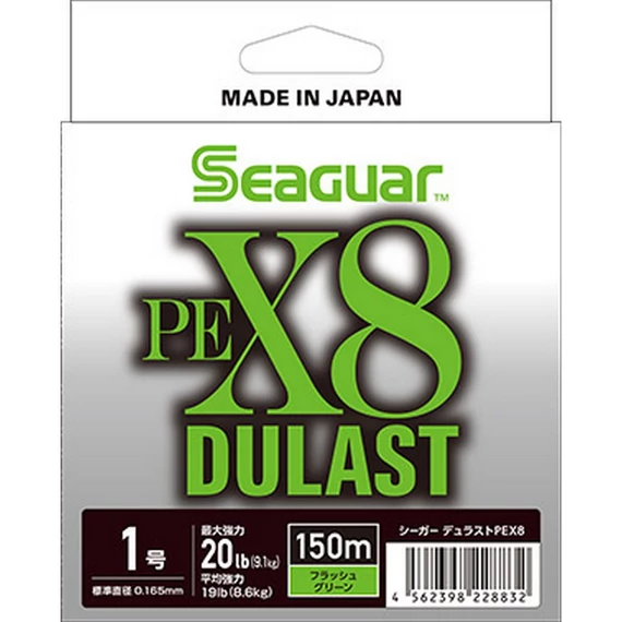 SEAGUAR DULAST PEX8 FLASH GREEN 150M PE2
