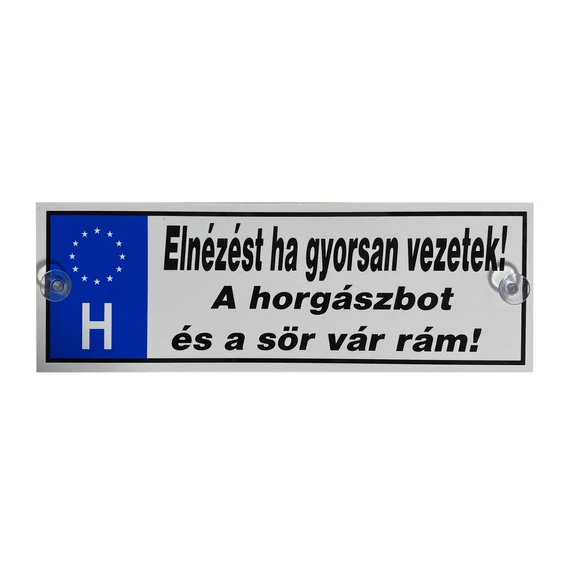 TRÉFA RENDSZÁM ELNÉZÉST HA GYORSAN VEZETEK..