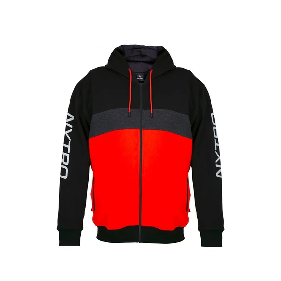 NYTRO ZIPPED HOODY TRI-COLOR  X-LARGE