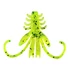 Kép 1/3 - NYMPH 6cm 12db/cs  Fluo Zöld Flitter