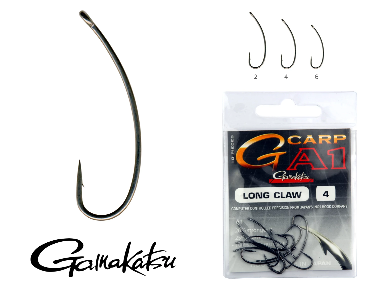 G-carp A1 LONG CLAW 4  10db/cs  Akció -30%