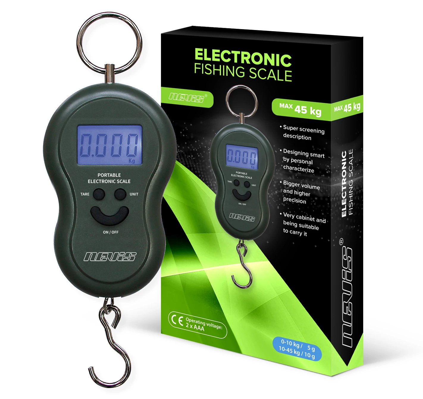 Elektromos mérleg 45kg  AKCIÓ -20%