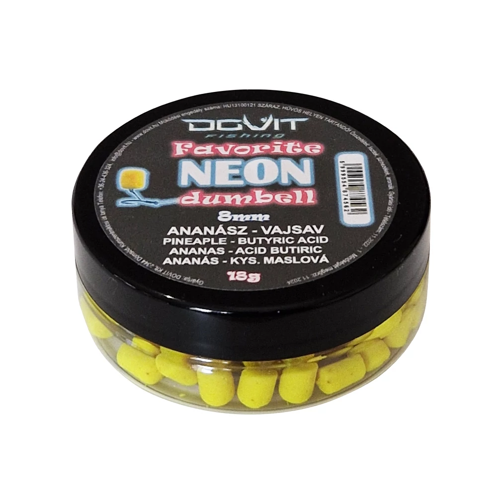 Dovit  Favorite Dumbell Neon 8mm - Ananász-vajsav
