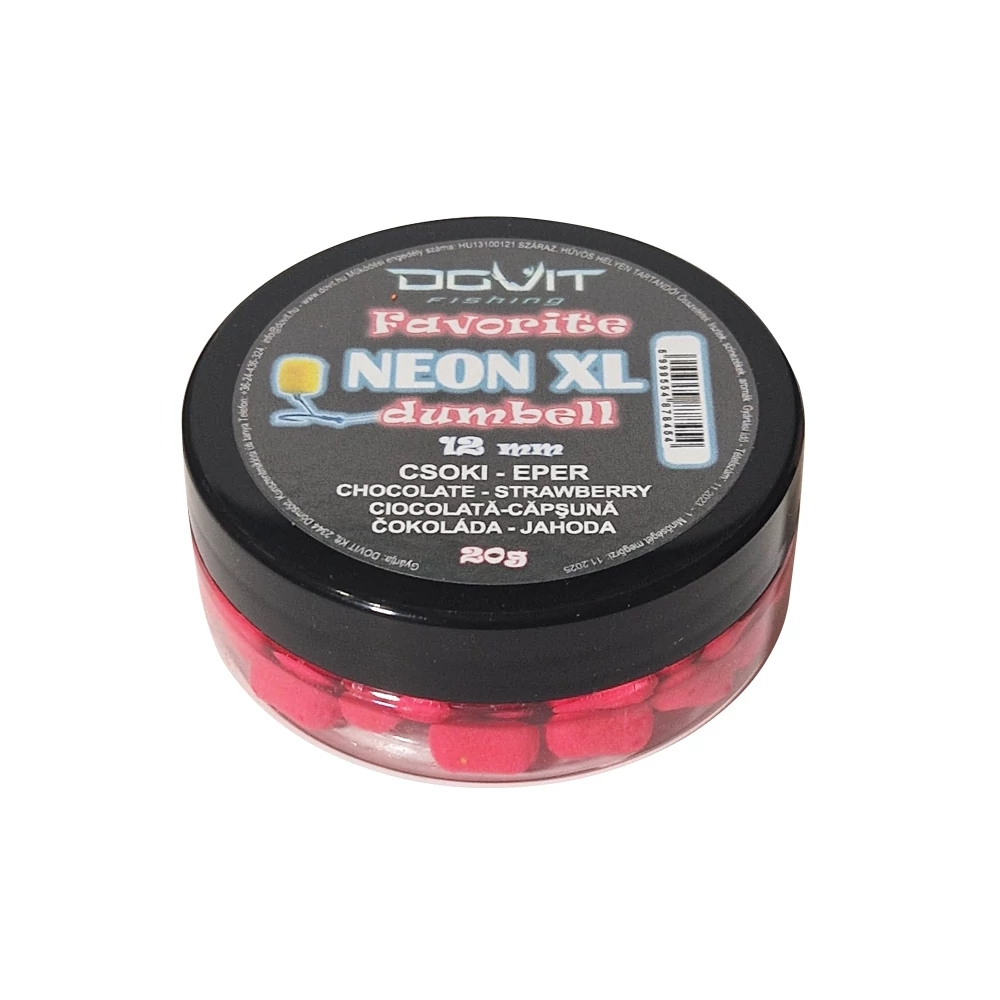 Dovit  Favorite Dumbell Neon XL 12mm  - Csoki - eper