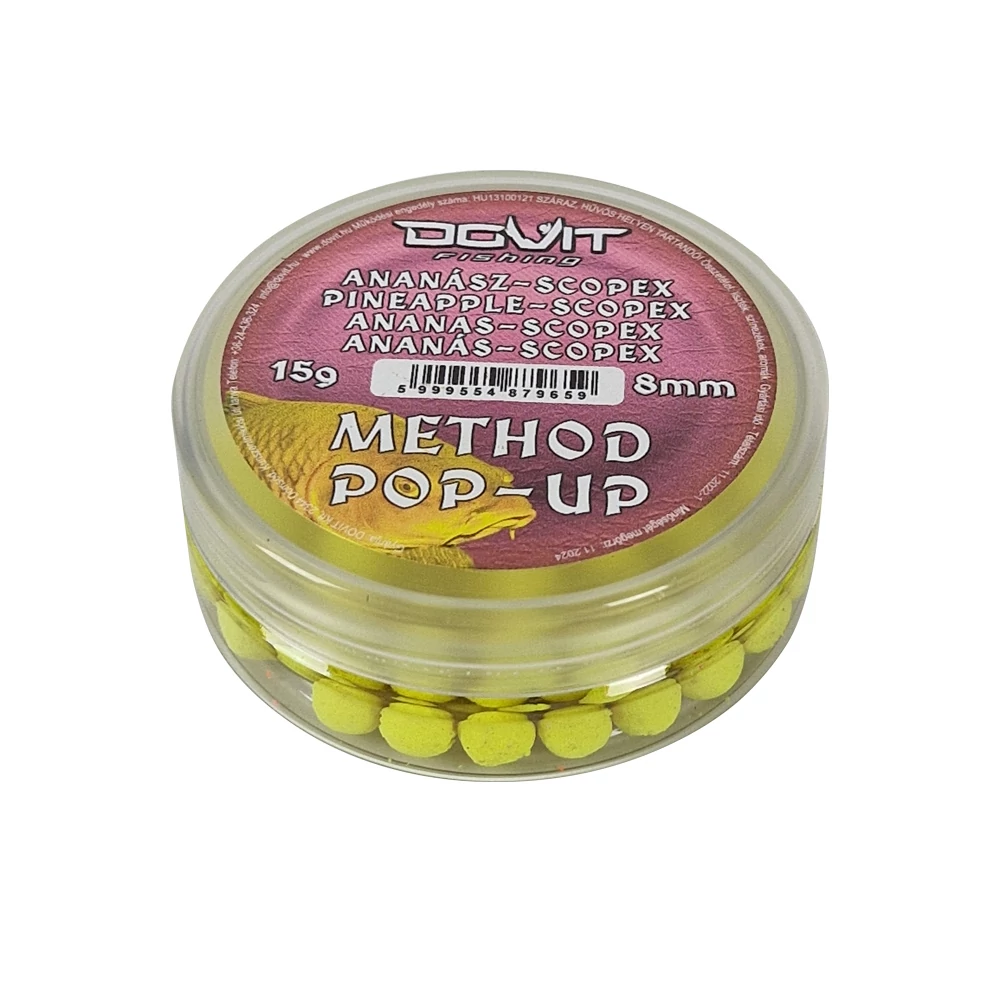 Dovit  Method Pop-Up 8mm  - ananász-scopex