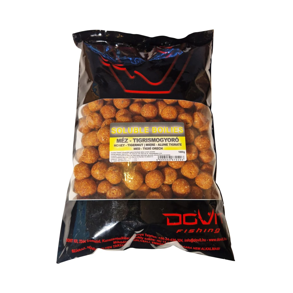 Dovit  Oldódó Bojli 20mm 1000g - méz-tigrismogyoró