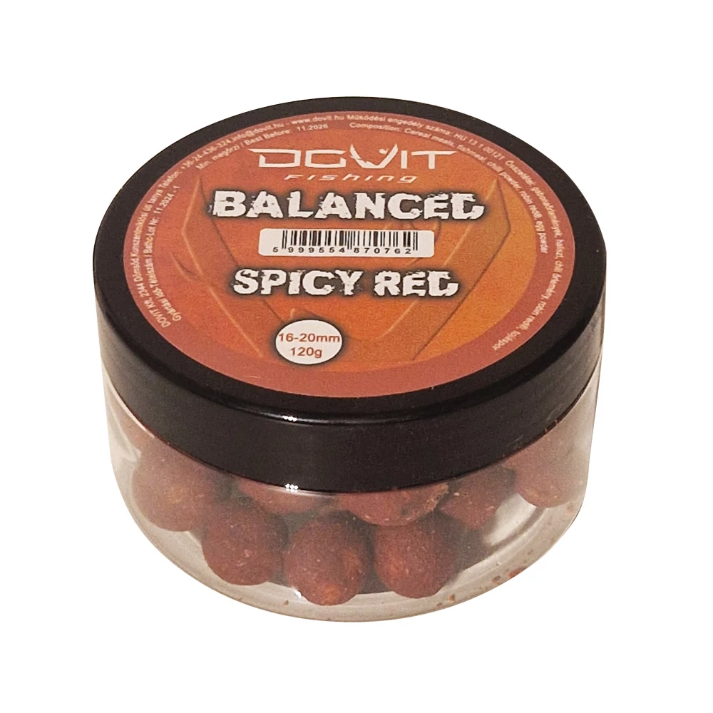 Dovit  Prémium Csalizó Bojli 16-20mm - Spicy Red