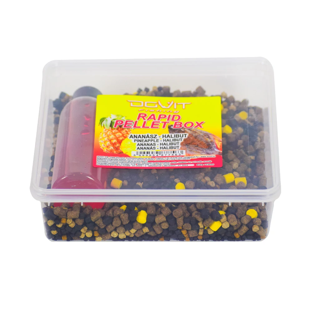 Dovit  Rapid Pellet Box MEDIUM - ananász-halibut