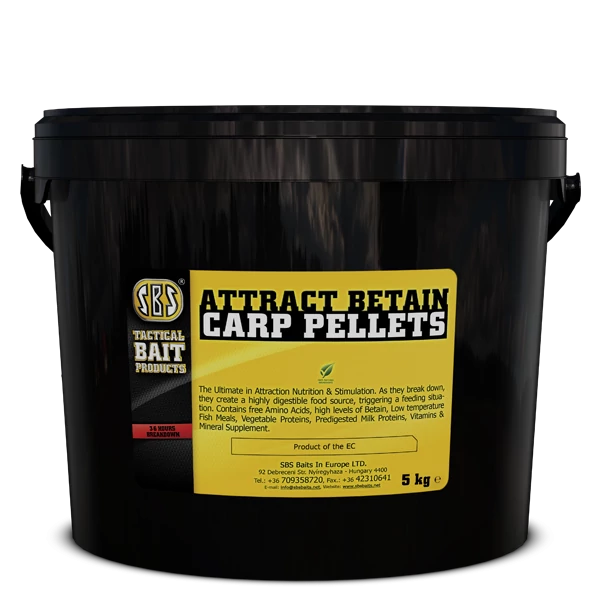 Attract Betain Carp Pellets Frankfurter Sausage 5kg