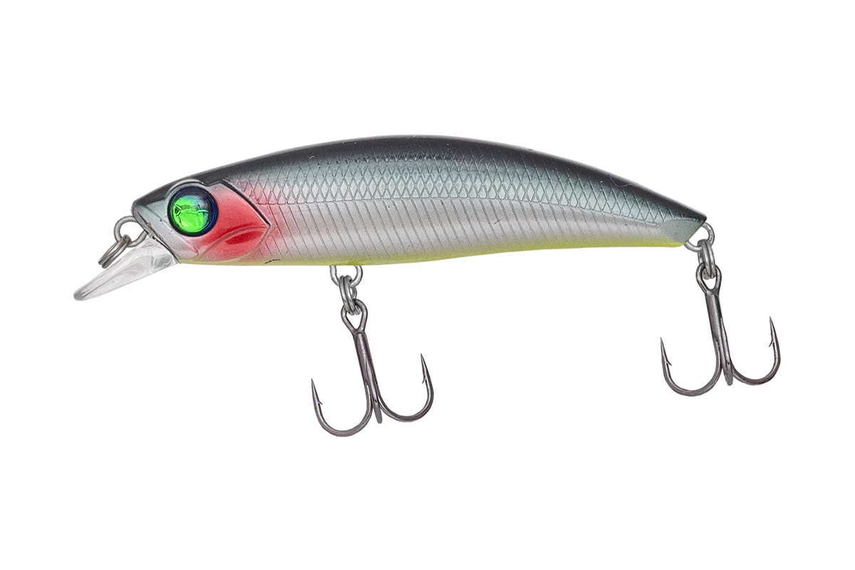 Predator-Z Curve Minnow wobbler, 6 cm, 7,1 g, fekete, ezüst, süllyedő